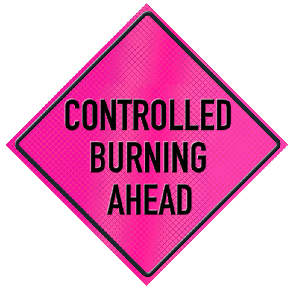 Controlled Burning Ahead Pink